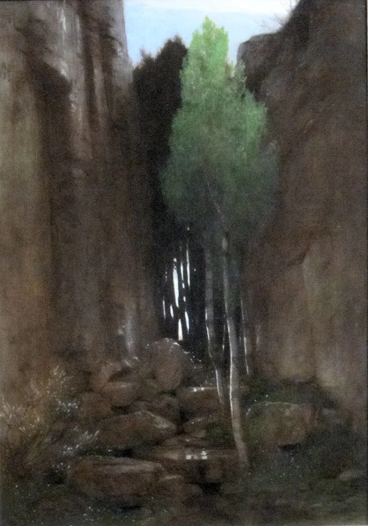 Una sorgente in una stretta gola - Getty Center, Los Angeles